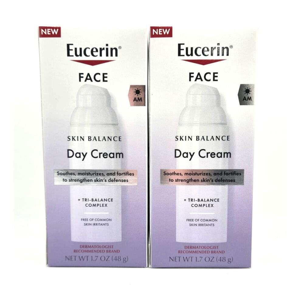 New Eucerin Face Skin Balance Day Cream Tri-Balance Complex